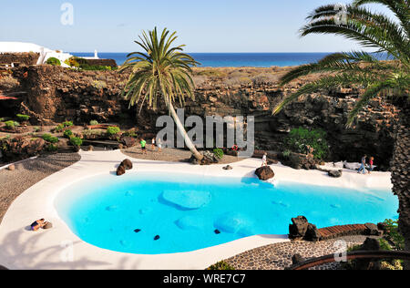 Jameos del Agua (Cesar Manrique). Lanzarote, Kanarische Inseln, Spanien Stockfoto