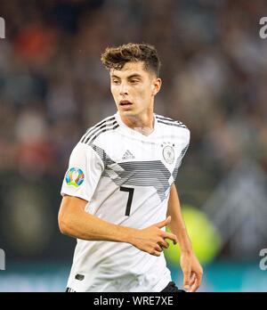 Kai HAVERTZ (GER) Förderung, Fußball Länder übereinstimmen, EM-Qualifikation, Deutschland (GER) - Niederlande (NED) 2:4 am 06.09.2019 in Hamburg/Deutschland. € | Nutzung weltweit Stockfoto