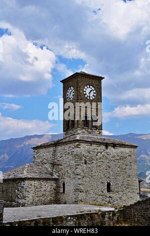 Mittelalterliche Festung von Pogradec, Albanien Stockfoto