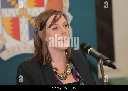 Jess Phillips, später Arbeit MP für Yardley, Birmingham, dargestellt in 2013 Stockfoto