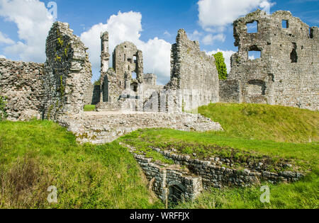 Coity Burgruine in der Nähe von Bridgend in South Wales Stockfoto