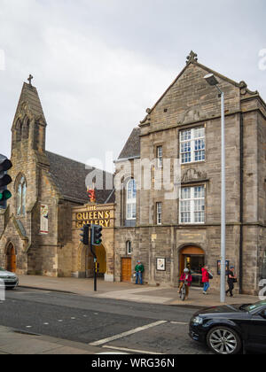 Die Galerie der Königin im Palast von Holyroodhouse in Edinburgh, Schottland, Großbritannien. Stockfoto