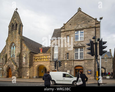 Die Galerie der Königin im Palast von Holyroodhouse in Edinburgh, Schottland, Großbritannien. Stockfoto