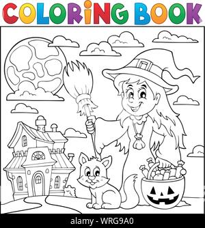 Malvorlagen Halloween die Punktedichte für Kreise und Quadrate 1. Stock Vektor