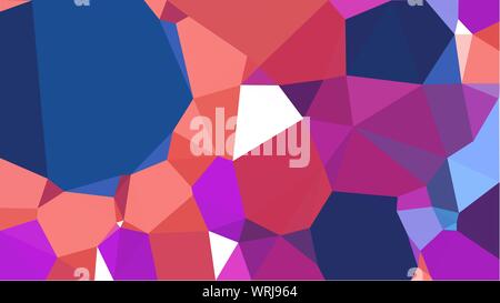 Dreiecke Hintergrund mit Dark Slate Blue, moderate Rosa und Dark Orchid Farben. Kann für Wallpaper, Poster, Karten oder grafische Elemente verwendet werden. Stockfoto