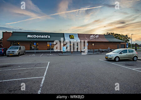 Veldhoven, Niederlande. 09 Sep, 2019. VELDHOVEN, 09-09-2019, Mc Donald's Restaurant in 2019. Credit: Pro Schüsse/Alamy leben Nachrichten Stockfoto