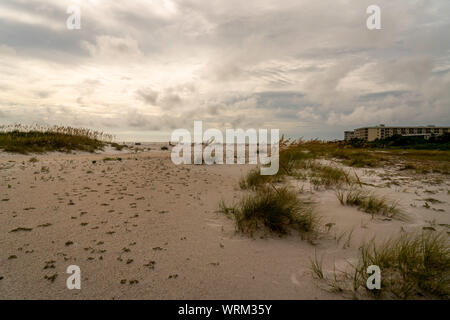 Die Wunderbare glatte Sand von Treasure Island Beach Florida. Stockfoto