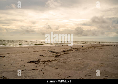 Die Wunderbare glatte Sand von Treasure Island Beach Florida. Stockfoto