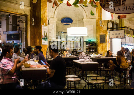 Juni 8th, 2018: Innenraum Eataly NYC Flatiron, Manhattan, New York City, New York, United States Stockfoto