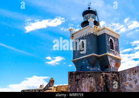 Fort San Felipe del Morro, Puerto Rico. Stockfoto