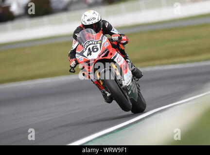 Mike Jones, Desmosport Ducati Runde 5 der australischen Superbikes Runde 5 Winton Raceway Victoria Stockfoto