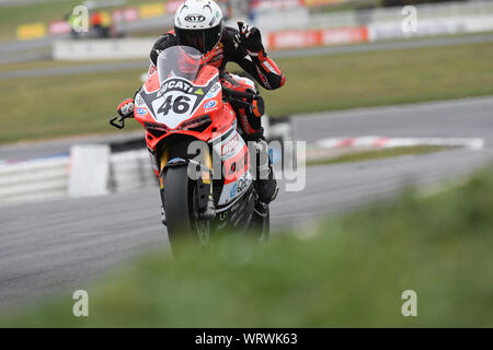 Mike Jones, Desmosport Ducati Runde 5 der australischen Superbikes Runde 5 Winton Raceway Victoria Stockfoto