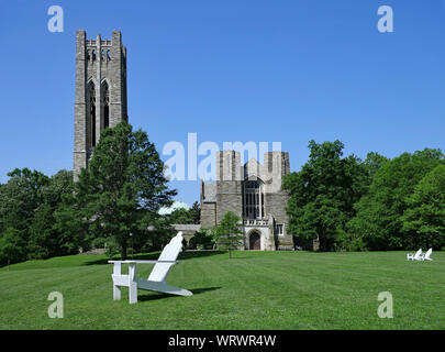 SWARTHMORE, Pennsylvania - Mai 2019: Swarthmore ist einer der besten kleinen Colleges in den Vereinigten Staaten, mit einem wunderschönen Campus. Stockfoto