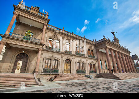 Monterrey, Macroplaza, Regierungspalast (Palacio del Regierung) Stockfoto