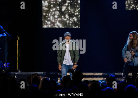 Calgary, Kanada. 08 Sep, 2019. Tebey führt während der 2019 Canadian Country Music Association Awards zeigen. Credit: SOPA Images Limited/Alamy leben Nachrichten Stockfoto