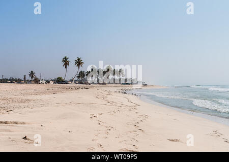 Blick auf die Al Haffa Strand in Salalah, Oman, Indischer Ozean Stockfoto