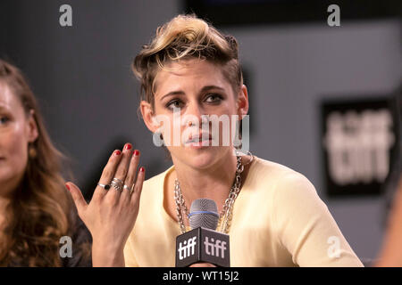 Kristen Stewart an der von eberg' Pressekonferenz während der 44Th Toronto International Film Festival in TIFF Bell Lightbox am 8. September 2019 in Toronto, Kanada. Stockfoto