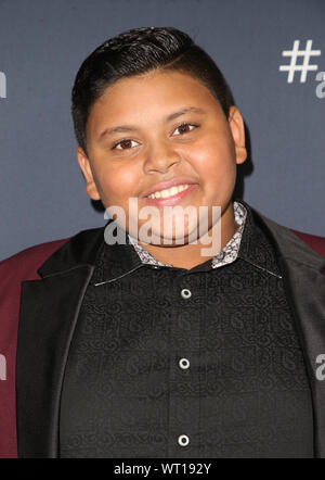 Hollywood, Ca. 10 Sep, 2019. Lukas Islam, bei "America's Got Talent" Saison 14 Live Show Roter Teppich am Dolby Theatre in Hollywood, Kalifornien am 10. September 2019. Credit: Faye Sadou/Medien Punch/Alamy leben Nachrichten Stockfoto