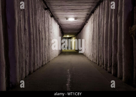 Salzbergwerk in Wieliczka Stockfoto