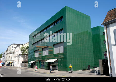 Eine allgemeine Ansicht von Rossetti Gebäude, das Institut für Krankenhaus Pharma in Basel, Schweiz Stockfoto