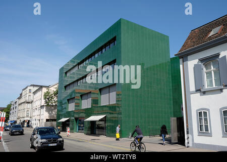 Eine allgemeine Ansicht von Rossetti Gebäude, das Institut für Krankenhaus Pharma in Basel, Schweiz Stockfoto