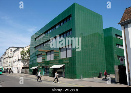 Eine allgemeine Ansicht von Rossetti Gebäude, das Institut für Krankenhaus Pharma in Basel, Schweiz Stockfoto