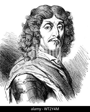 Georg von derfflinger war ein feldmarschall in der Armee von Brandenburg-preuSSen während und nach dem Dreißigjährigen Krieg. Georg von Derfflinger, 1606-1695, Krieg kurfürstlich-brandenburgischer Feldmarschall und Statthalter von Pommern, Digital verbesserte Reproduktion einer Abbildung aus dem 19. Jahrhundert Stockfoto