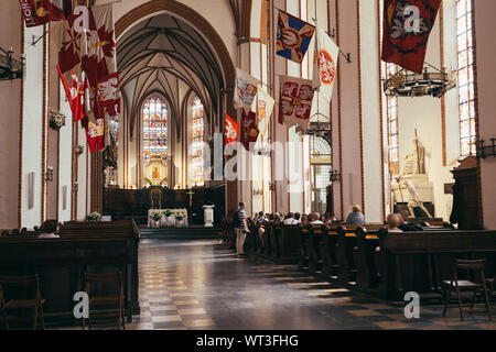 Warschau, Polen - 14. Juni 2019: Warschauer Kathedrale Archcathedral Basilika St. Johannes der Täufer Stockfoto