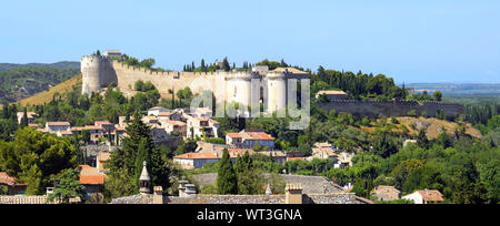 Ehemalige Festung namens Fort Saint-André. Villeneuve-lès-Avignon. Provence. Frankreich. Stockfoto