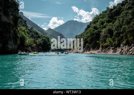 Der See von Sainte-Croix du Verdon - Frankreich Stockfoto