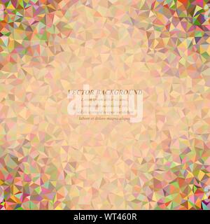 Cognac abstrakt Fliesen- Dreieck Mosaik Hintergrund design Stock Vektor