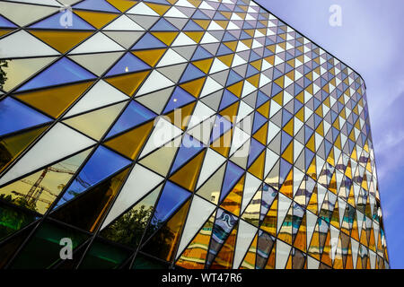 Aula Medica, Karolinska Institut in Solna, Stockholm, Schweden. Stockfoto