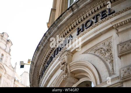 Corinthia Hotel in London. Stockfoto