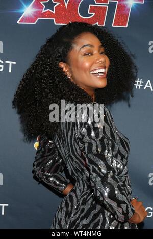 Los Angeles, CA. 10 Sep, 2019. Gabrielle Union in der ankunftshalle Für AMERICA'S GOT TALENT Live Screening, die Dolby Theater in Hollywood und Highland Center, Los Angeles, CA September 10, 2019. Credit: Priscilla Grant/Everett Collection/Alamy leben Nachrichten Stockfoto