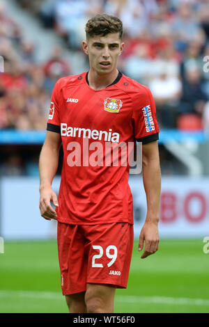 Fussball, Bundesliga, Deutschland, Männer, Saison 2018/2019, 1. Spieltag, BayArena Leverkusen, Bayer Leverkusen vs SC Paderborn; Kai Havertz (LEV) Stockfoto