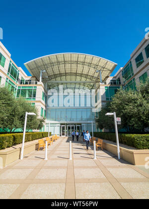 Cupertino, USA - 10. September 2018: Apple Hauptsitz Campus im Silikon Valley, Endlosschleife ein Stockfoto