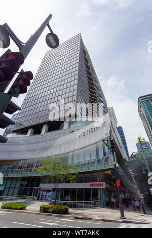 Bonifacio Global City, Taguig City Metro Manila, Philippinen, Dienstag, 20 August, 2019. SM Aura Premier Shopping Mall und BGC Business District. Stockfoto