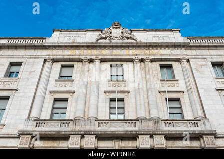 Die Banco de España, Santander, Spanien Stockfoto