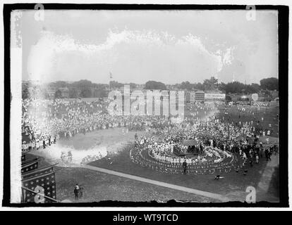 Memorial Day Zeremonie, 1923 Stockfoto