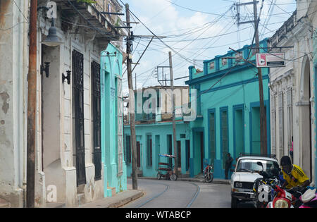 Altstadt von Camagüey (Kuba), ein UNESCO-Weltkulturerbe Stockfoto