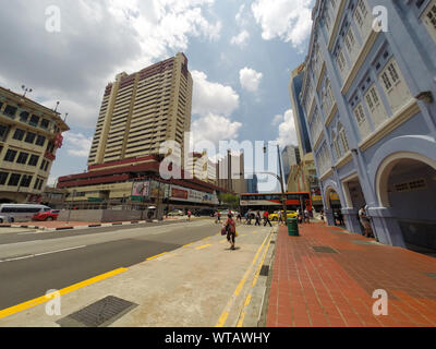 Singapur - 2016, März 27.: Little India Bezirk am 5. März 2015 in Singapur. Little India ist Singaporean Nachbarschaft östlich des Singapore River Stockfoto