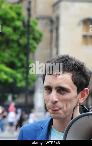 Protest gegen die Kriminalisierung von legalen Highs. Stockfoto