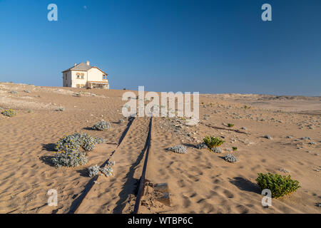 Verlassenes Haus, Kolmanskuppe, Karas, Namibia Stockfoto