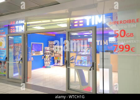 TIM Telecom Italia Mobile Telefon Firma Italien Stockfoto