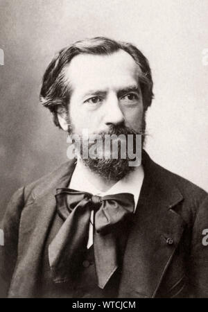 Frédéric Auguste Bartholdi (1834 - 1904) war ein französischer Bildhauer, ist am besten für die Gestaltung von Freiheit erleuchten die Welt, die gemeinhin als die S bekannt Stockfoto