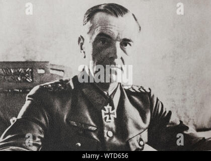 Friedrich Becker (1890-1957) war eine deutsche Feldmarschall während des Zweiten Weltkrieges, der der 6. Armee während der Schlacht um Stalingrad (August 1942 ein Einschaltbefehl gegeben wurde Stockfoto