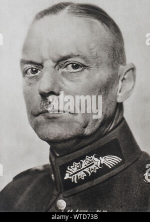 Der marschall Gerd von Runstedt. Befehlshaber der deutschen Truppen an der Westfront. Stockfoto