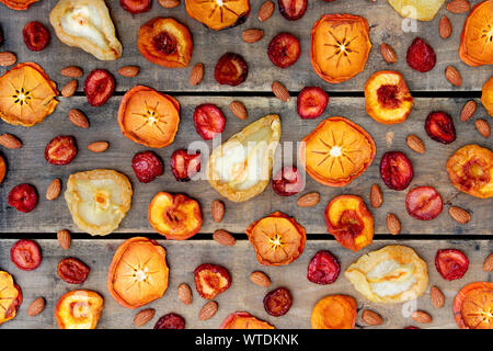 Herbst Ernte getrocknete Früchte (Muster) Stockfoto