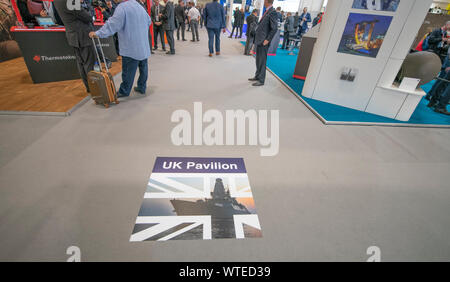 ExCel, London, UK. Defence and Security Equipment International (DSEI) Veranstaltung läuft vom 10. bis 13. September 2019, die Weltgrößte arme fair. Stockfoto