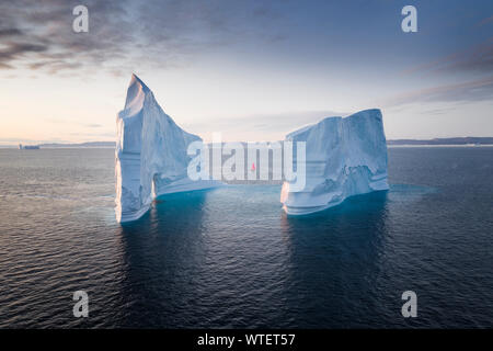 Schöne Landschaft in Grönland Stockfoto